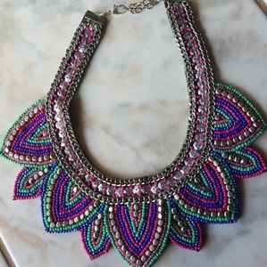 Colorful design necklace